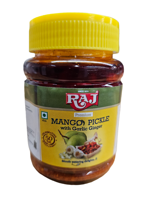 Raj Mango Pickle with Garlic Ginger